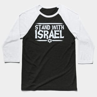 Stand With Israel Baseball T-Shirt